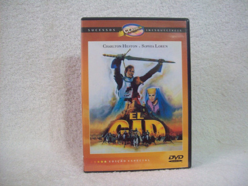 Dvd Original El Cid- Com Charlton Heston