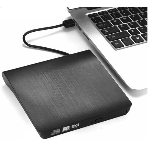 Imagem 2 de 4 de Gravador De Dvd Cd Externo Usb Slim