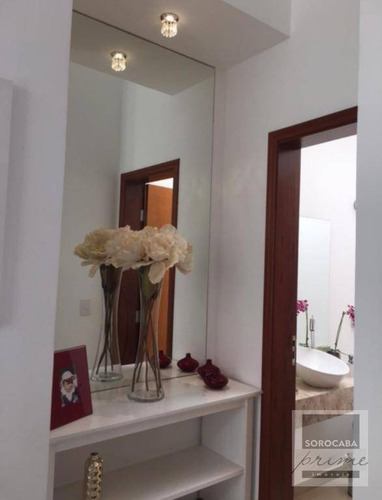 Imagem 11 de 30 de Casa Com 3 Dormitórios À Venda, 174 M² Por R$ 890.000 - Condomínio Belvedere I - Votorantim/sp, Próximo Ao Shopping Iguatemi. - Ca0057