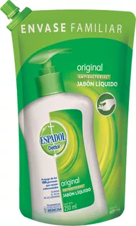 Jabón líquido Espadol Antibacterial Original repuesto 600 ml