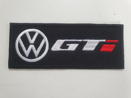 Vw Gti Parche Bordado Calidad Premium Con Pegamento Termoadh