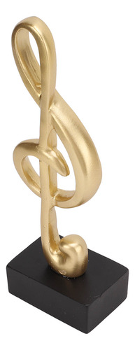 Escultura De Mesa Con Forma De Nota Musical, Elegante Y Senc