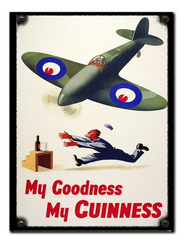 #407 - Cuadro Vintage 30 X 40 - Publicidad Guinness Cartel