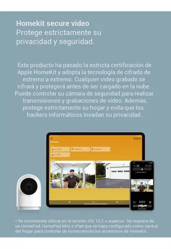 Aqara Cámara Hub G2h Pro Apple Homekit, Alexa & Google Home