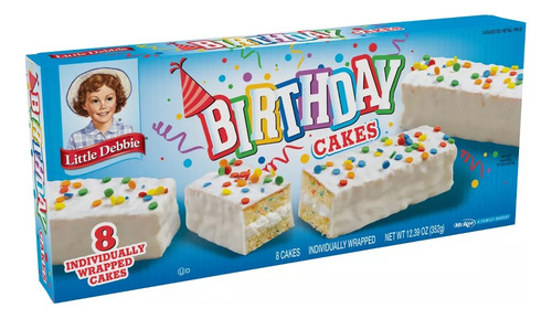 Little Debbie Birthday Cakes 352 Gr 