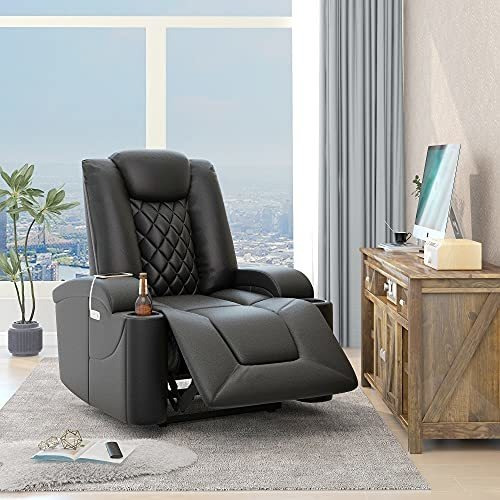 Mueble - Silla Reclinable Eléctrica Con Puerto De Carga Usb 