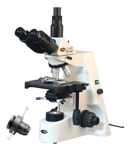 Amscope T690 a-dk-pl Trinocular Microscopio Compuesto, 40 x