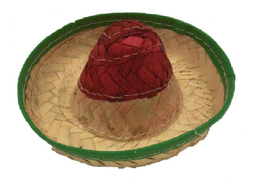 Sombrero Mexicano Perro Chico Fabricado Palma Pet Pals