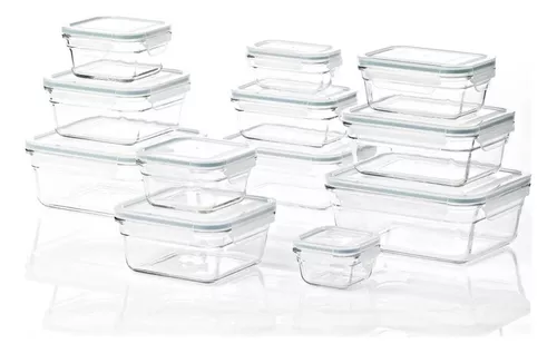 Toppers de vidrio 8 piezas tuppers con tapa chefs counter – IKI