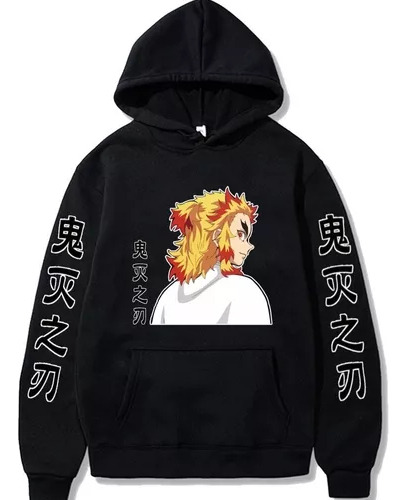 Buzo Canguro De Anime Demon Slayer Harajuku Jerséis Unisex