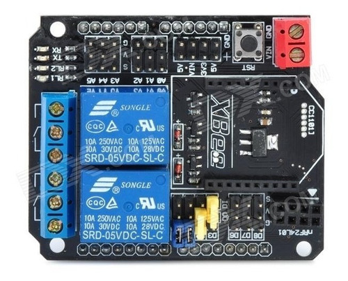 Modulo Shield 2 Reles I/o Proyectos Arduino Xbee