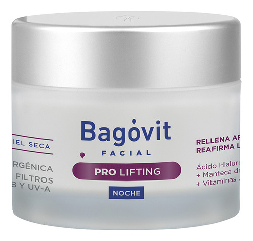 Bagovit Pro Lifting Crema Antiarrugas Reafirmante Noche X 50