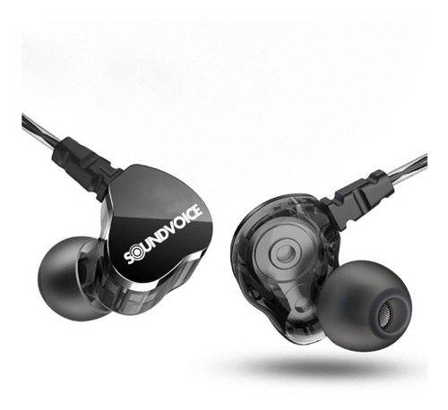 Fone In Ear Soundvoice Ie-01 Profissional Músicos Retorno