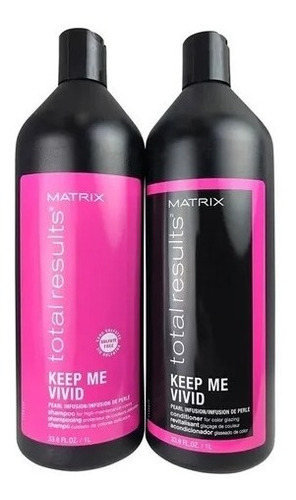 Keep Me Vivid  Matrix Shampoo Y Acondicionador 1 Lt