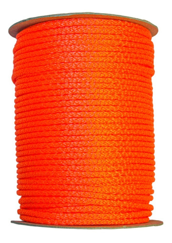 Cordón Polipropileno Rollo 4,5mm Ancho X 100 Metros Fluo