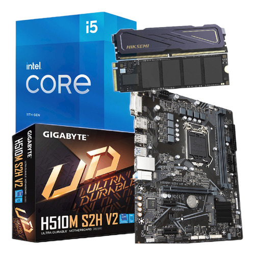 Combo Actualizacion Pc Intel I5 11400f + 8gb + Nvme 480 Gb