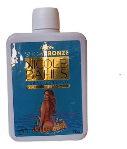 Óleo Ativador De Bronze Nicole Bahls  100ml Capilar Essência