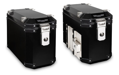 Kit Bauletos 55l R 1200 Gs 13/... Pretos Bráz