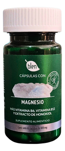 Magnesio vitamina b6 sistema inmune presion arterial sabor sin sabor Blen