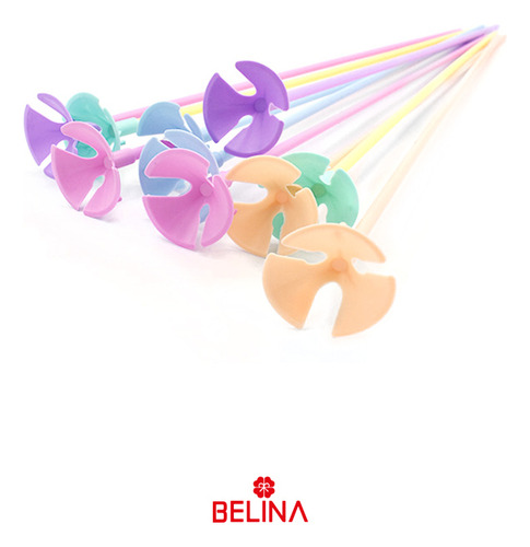 Varillas Para Globo Color Pastel 12pcs