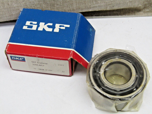 Skf Usa 3204a C3 20mm X 47mm X 20.6mm Angular Contact Be Jje