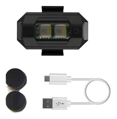 Luces Estrobo Para Moto / Auto Luz Led Con Usb, Intermitente