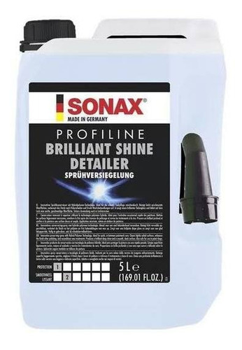 Imagen 1 de 2 de Sonax Restaurador De Brillo Brilliant Shine Detailer 5 Litro