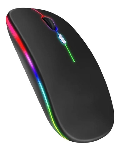 Mouse Ratón Recargable Inalámbrico  Bluetooth Luminicente