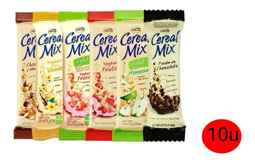 Barrita De Cereal Cereal Mix X 10u Surtidas - Sr Goloso