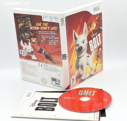 Bolt Juego Nintendo Wii Original Completo Fisico