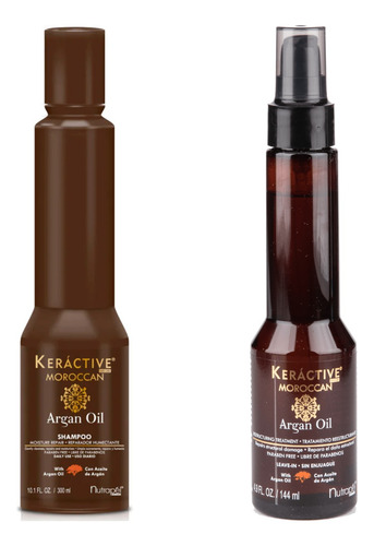 Set De Argan Moroco Para Cabello Reseco Y Sin Brillo 300ml