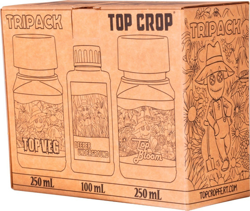 Imagen 2 de 2 de Tripack Crecimiento Floracion Autocultivo - Santamariasmoke