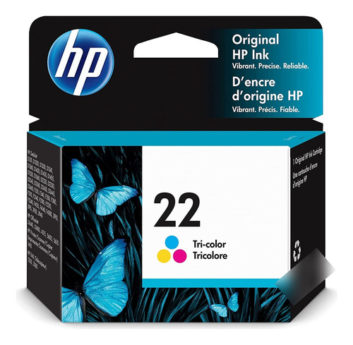Cartucho De Tinta Hp 22 Color Tricolor