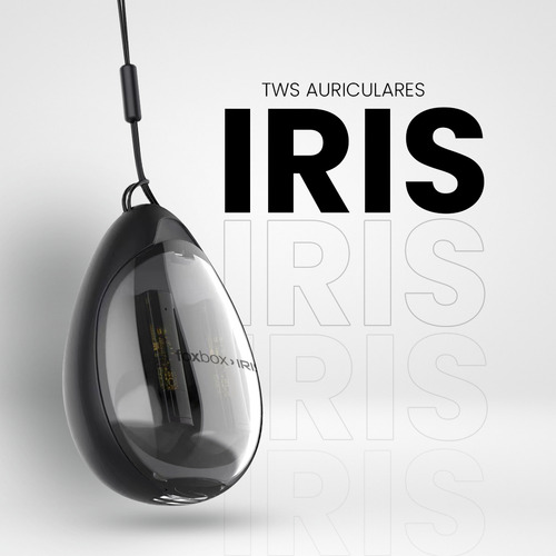 Auriculares Inalámbrico Foxbox Iris Negro, Tws, Bluetooth