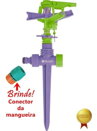 Bomba Irrigador Aspersor Espiga Jardim Hortas + Brinde