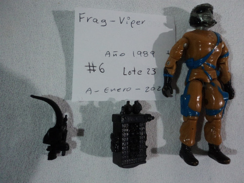 Gi-joe Vintage Frag-viper 1989 #6