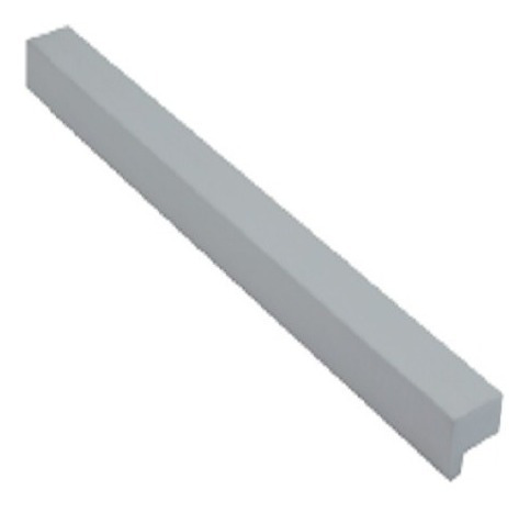 Imagen 1 de 5 de Manija Tirador Barral L Aluminio 160 Mm.