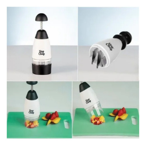 Slap Chop Dicer Cortador De Legumes Cozinha Alho Manual