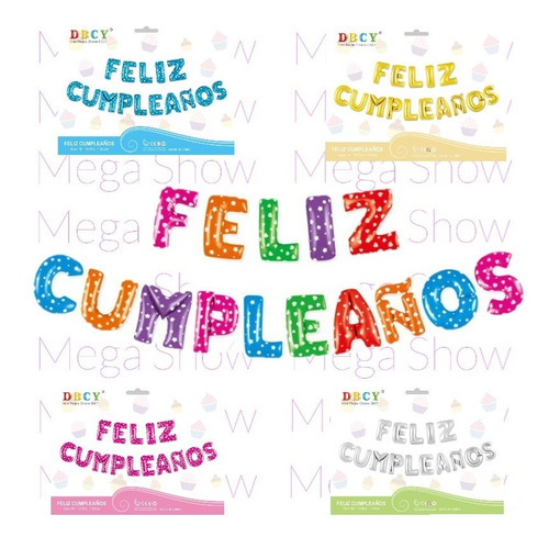 Set Globos Feliz Cumpleaños 16´´ -  (ml42114)