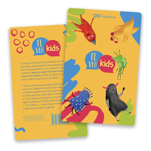 Cartas Te Veo Kids - Juego Preguntas Motivadoras / Diverti