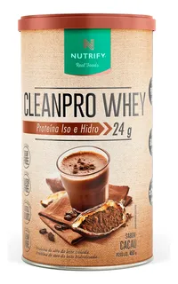 Proteína Cleanpro Whey Nutrify Cacau 450g Pote