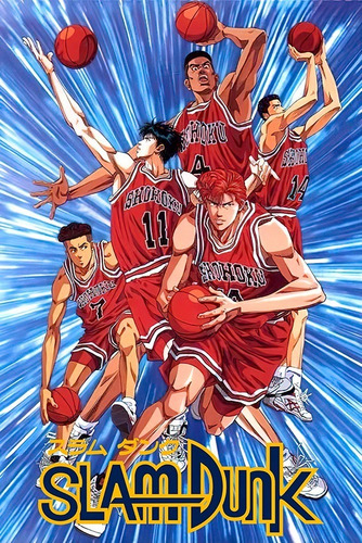 Poster Del Anime Slam Dunk La Serie