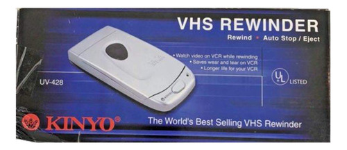 Kinyo Uv-428cinta De Casete Rewinder De Vdeo Vhs Vcr Auto St