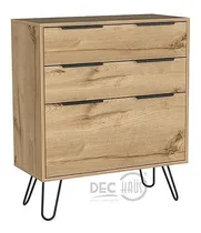 Comprar Comoda 3 Cajones Concep D90 Duna Wengue 76,5x35x90 \u002Fdechaus