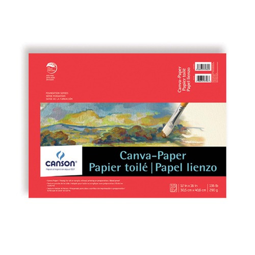 Imagen 1 de 1 de Block Canson Canvas, Tipo Tela 30.5 X 40.6 Cm.