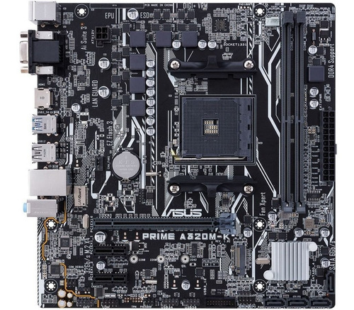 Imagen 7 de 10 de Motherboard Asus Prime A320m-k M.2 Am4 Amd Ryzen Ddr4 Sata