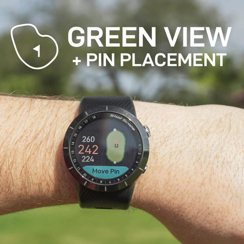 Reloj Gps Shot Scope X5 Para Golf Prestigio Negro