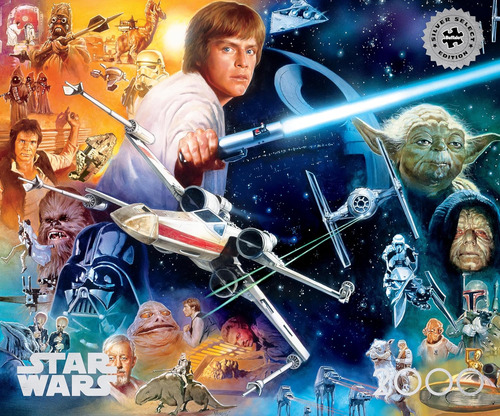 Rompecabezas Star Wars 2000 Piezas The Force Is Strong With