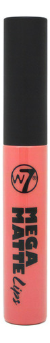 Labial Liquido W7 Mega Mate Chipie - G A  Color Coral