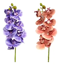 Comprar Vara De Flor Artificial Orquidea \u002F Phalaenopsis 80 Cm.